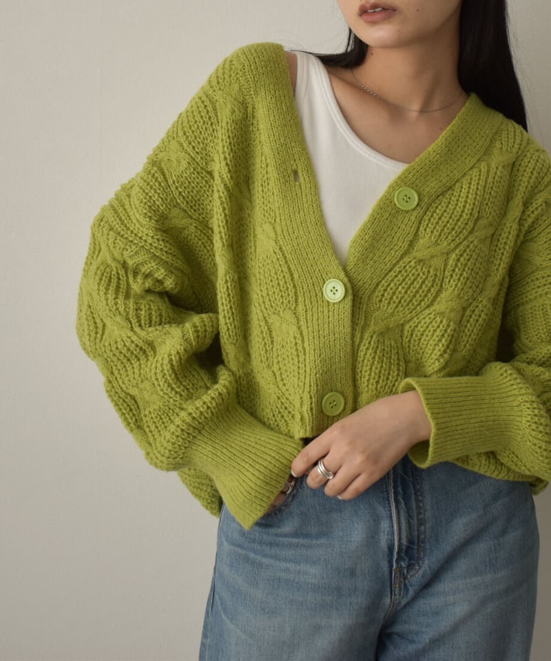 Short Knit Cardigan t1911-139 | cizatto