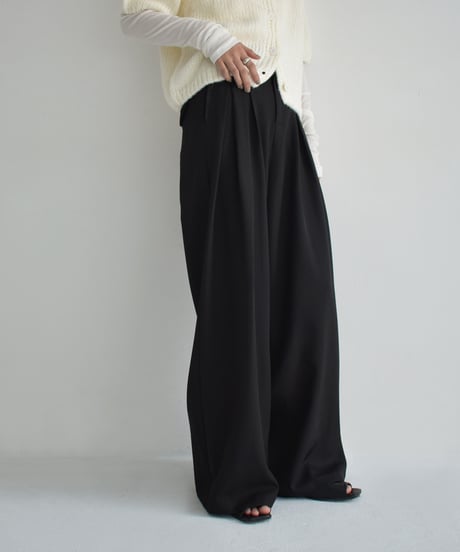 Double Tuck Highwaist Pants bo2000-140