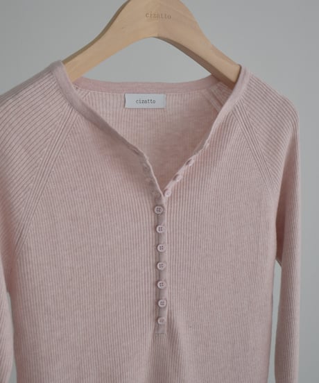 Henry Neck Knit Tops t1911-514