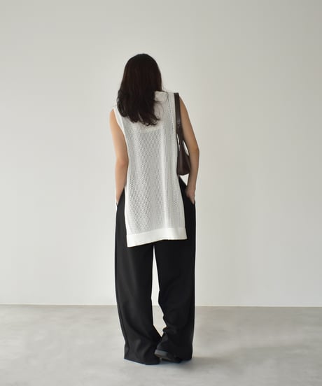 Mesh Knit Vest t1911-380