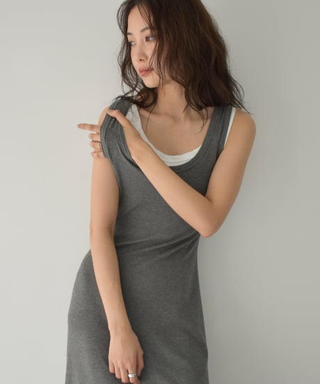 Layered Docking Rib Tunk Onepiece op-0202009553