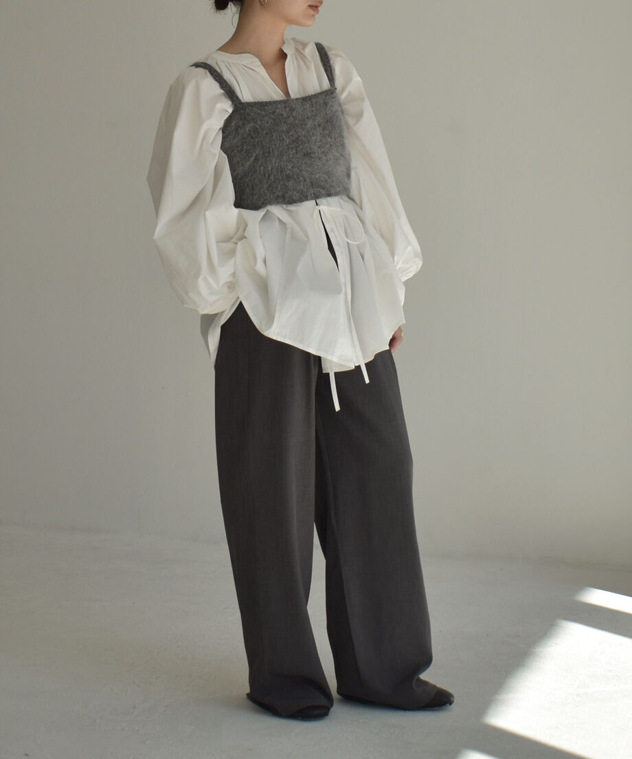 トップス eaphi RIB KNIT BUSTIER RIB KNIT BUSTIER