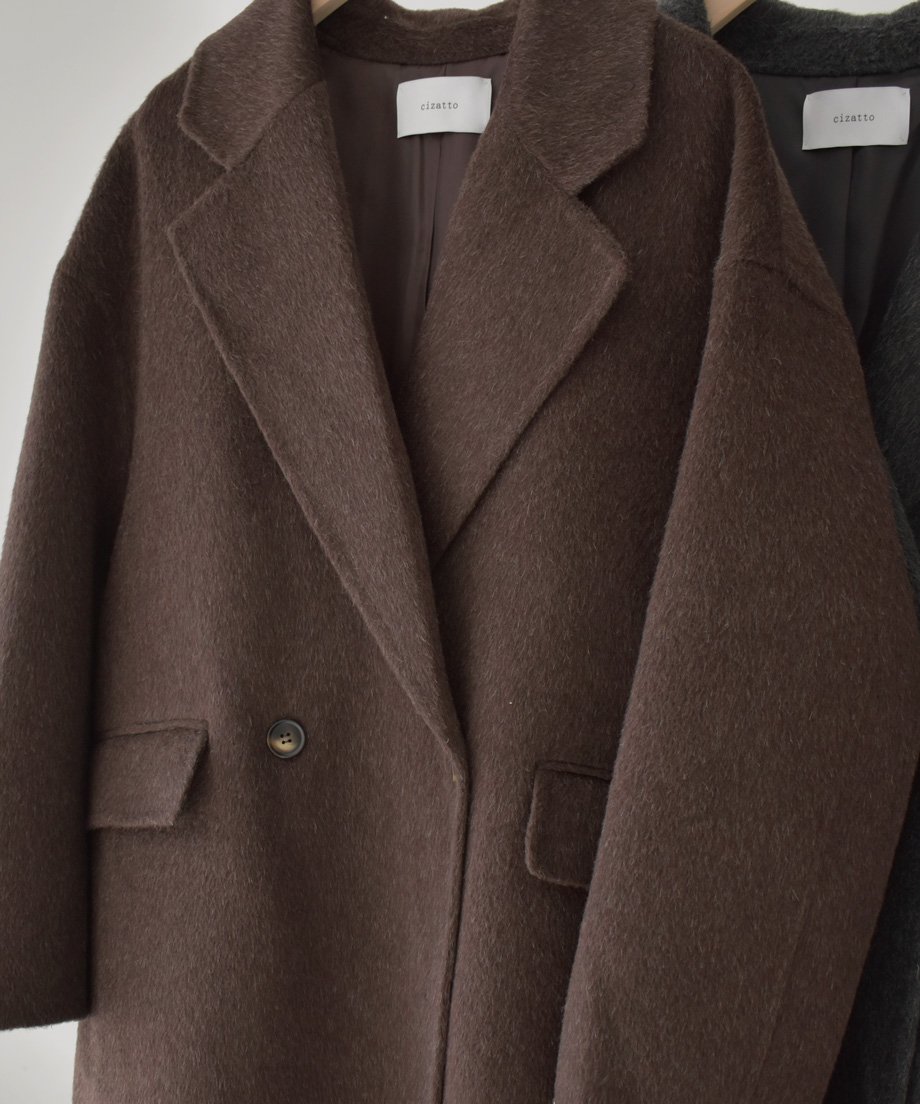 Shaggy Wool Long Coat c1911-49 | cizatto