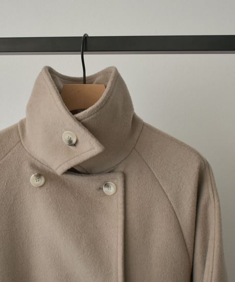Wool Blend Trench Coat（Mocha beige）c1911-28