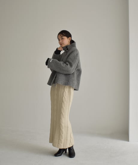 Wool Stand Collar Short Coat ⅽ1911-38