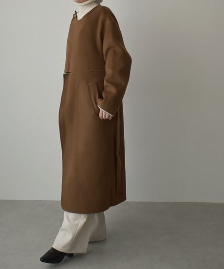 Nocollar Wool Long Coat c1911-25
