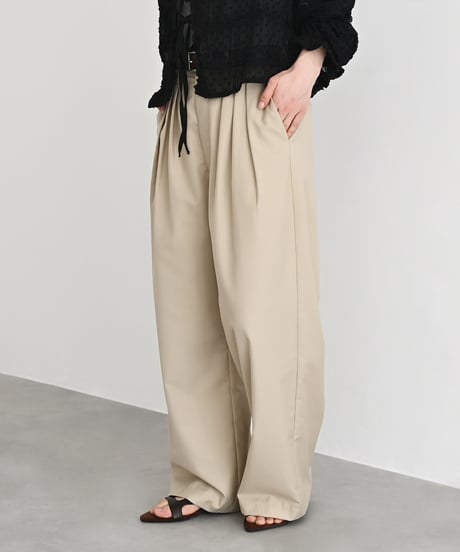 Three Tuck Wide Pants bo2000-181