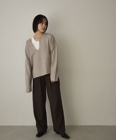 Keyneck Knit Pullover t1911-44
