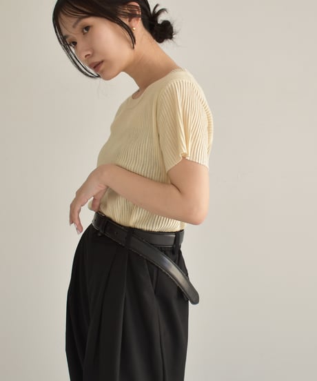 Stripe Sheer Tops t1911-278