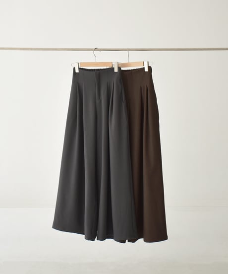 Highwaist 2Tuck Wide Pants bo2000-163