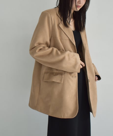 Fake Suede Tailored Jacket t1911-336