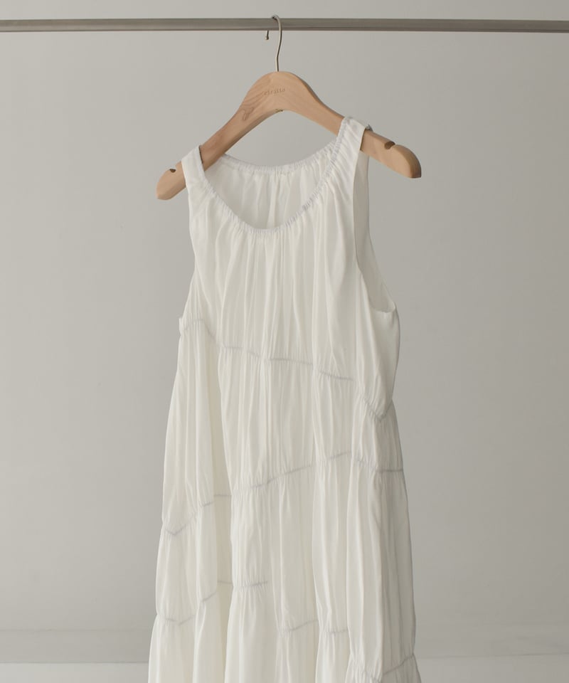 Gather Nosleeve Long op-Onepiece 0202009537 | c Gather Nosleeve Long op-Onepiece 0202009537 | c