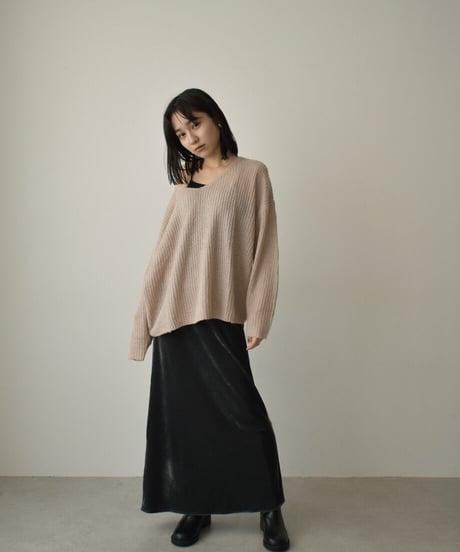 Vneck Over Knit Tops t1911-128