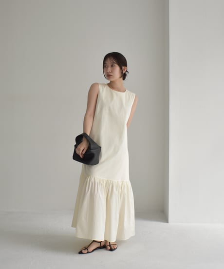 Back Open Nosleeve Onepiece op-0202009531