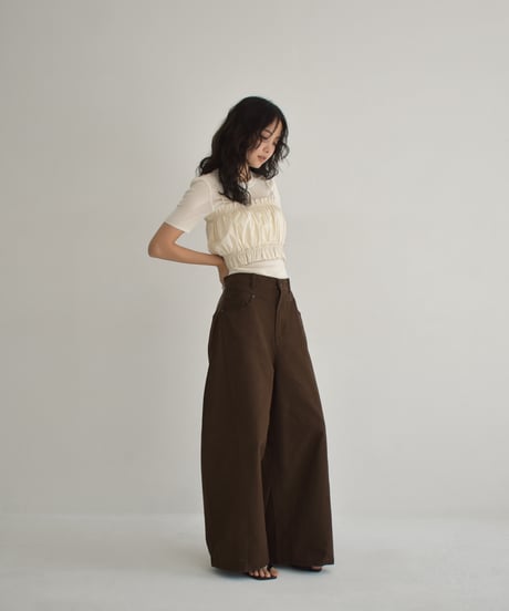 Halfsleeve Knit Tops t1911-464