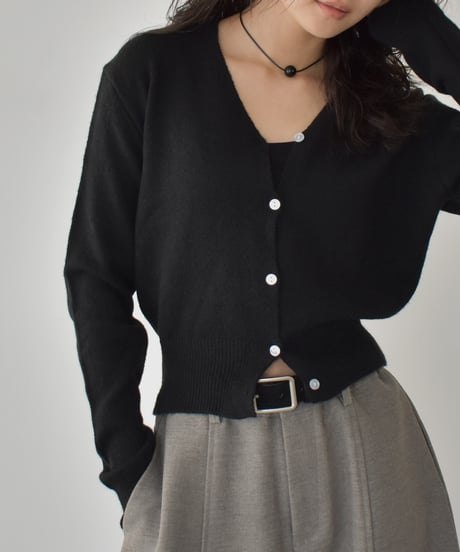 Compact Vneck Knit Cardigan t1911-453