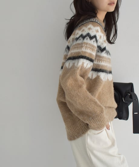 Nordic Knit Pullover t1911-337