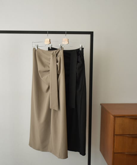 Gather Ribbon Skirt bo2000-59