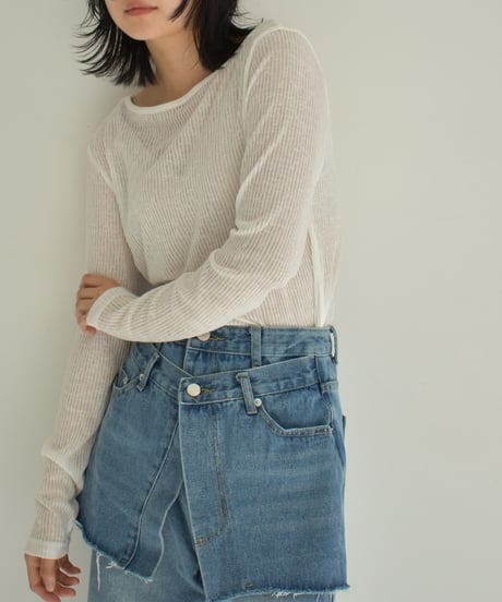 Layered Sheer Tops t1911-215