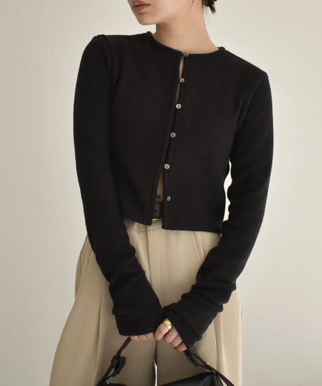 Crew Neck Short Cardigan t1911-223