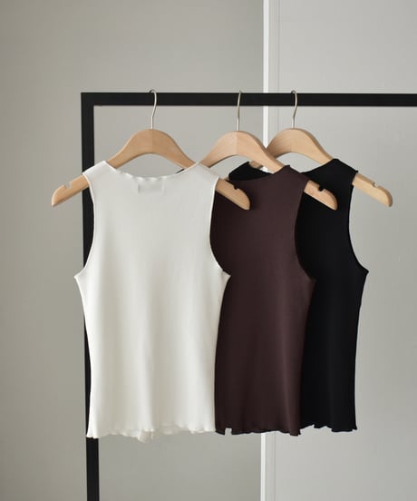 Rib Nosleeve Cardigan t1911-392