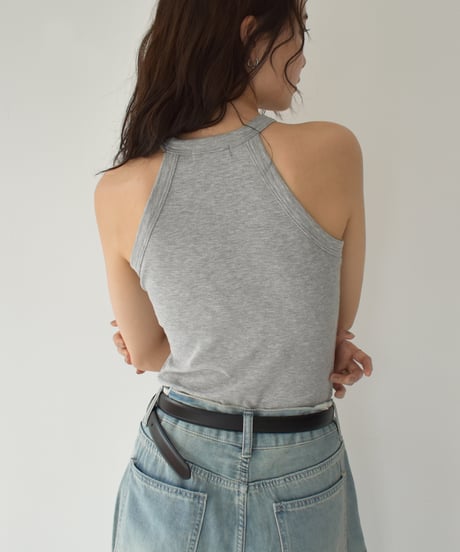 Pad In Halter Neck Tanktop t1911-398