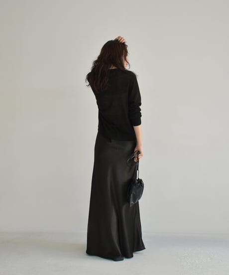 Satin Narrow Skirt bo2000-156