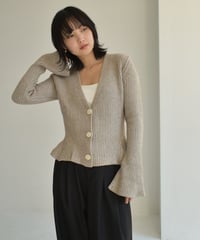 Peplum Knit Cardigan t1911-133