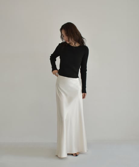 Compact Rib Knit Tops t1911-378