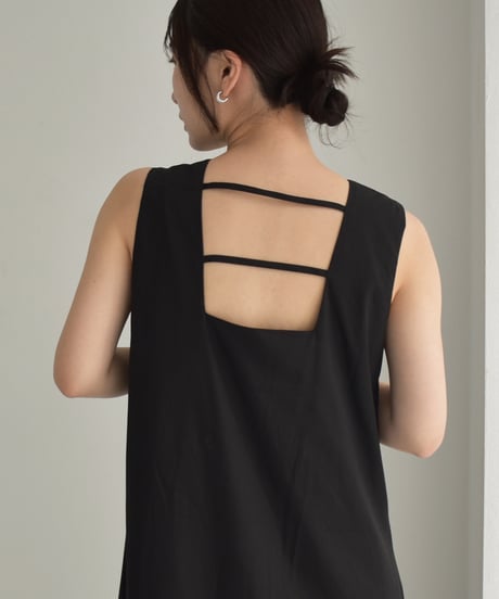 Back Open Nosleeve Onepiece op-0202009531