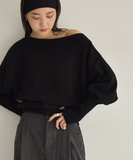 Long Rib Sleeve Knit Pullover t1911-340