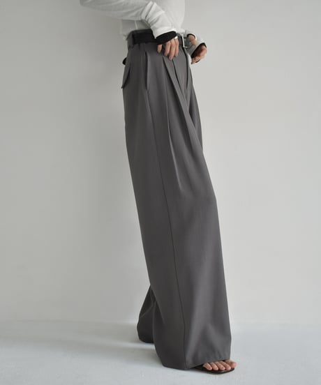 Double Tuck Highwaist Pants bo2000-140