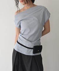 Asymmetry Gather Tops t1911-537