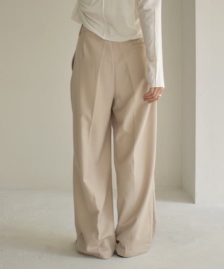 Tuck Slacks Pants bo2000-105