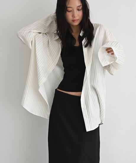Stripe Bustier Shirt t1911-516