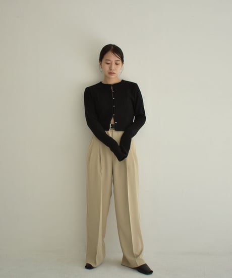 Crew Neck Short Cardigan t1911-223