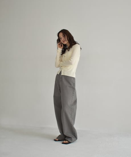 Straight Denim Pants（Greige）bo2000-147
