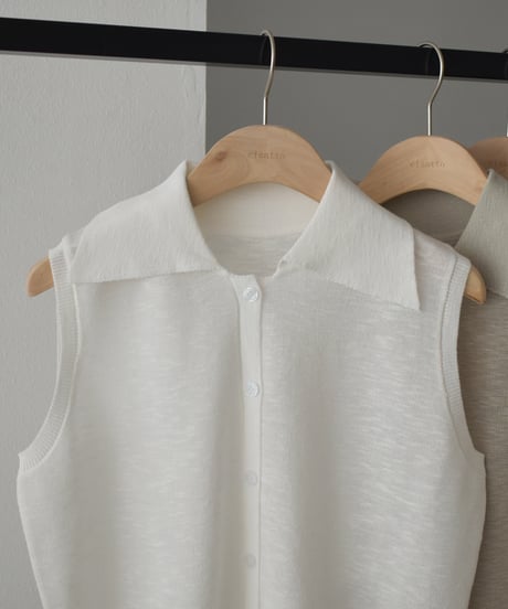 Sheer Nosleeve Knit t1911-416