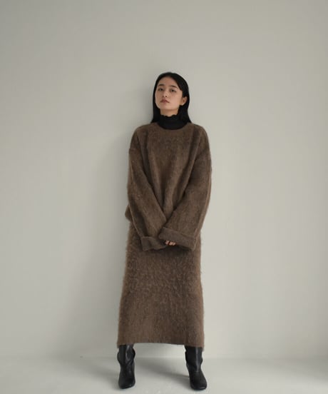 Shaggy Knit Skirt bo2000-74