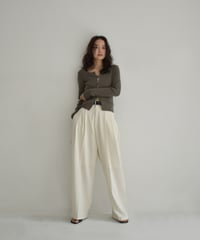 Compact Rib Knit Cardigan t1911-364