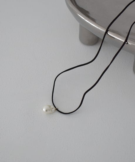 Glass Pearl Choker Necklace n1910-26