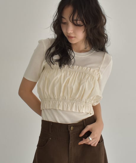 Halfsleeve Knit Tops t1911-464