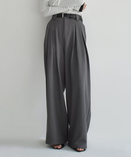 Double Tuck Highwaist Pants bo2000-140