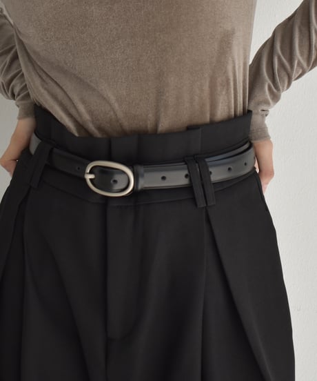 Highwaist Tuck Semiwide Pants bo2000-130