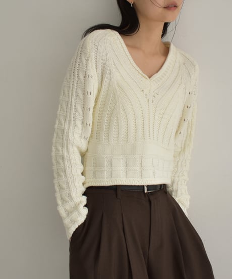 Vneck Short Knit t1911-326