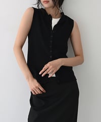 Front Button Knit Vest t1911-530