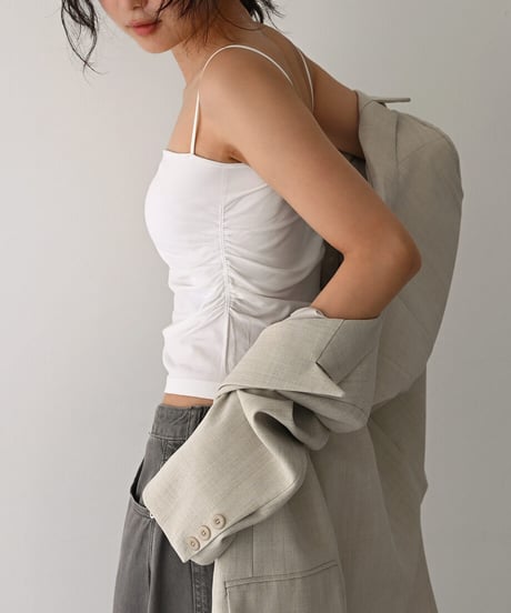 Gather Camisole Tops  t1911-543