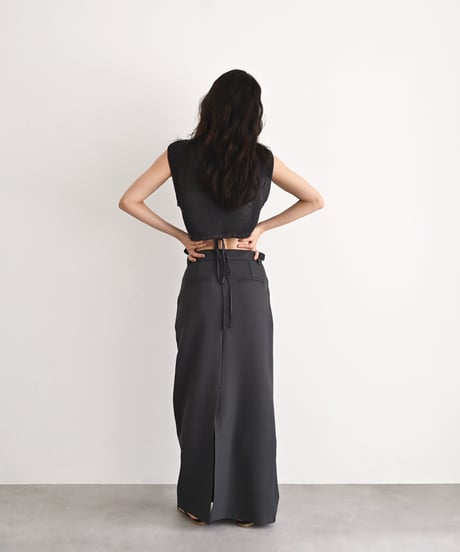 Back Ribbon Mesh Tops t1911-548