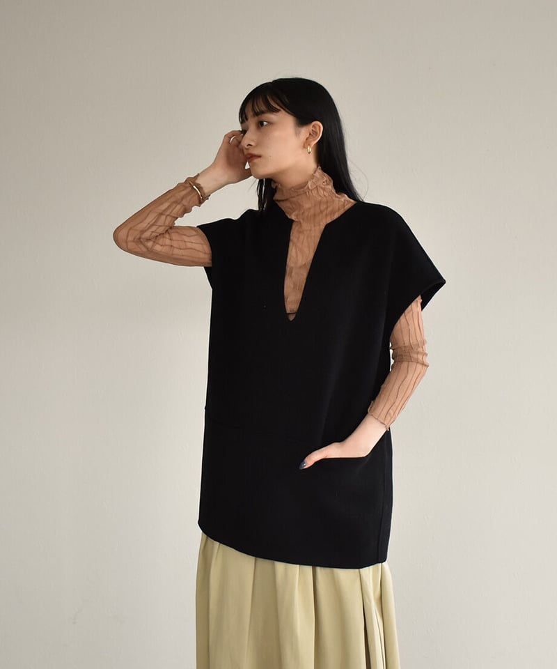 Waveline Sheer Tops | cizatto