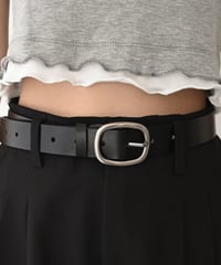 Square Buckle Leather Belt be1913-105